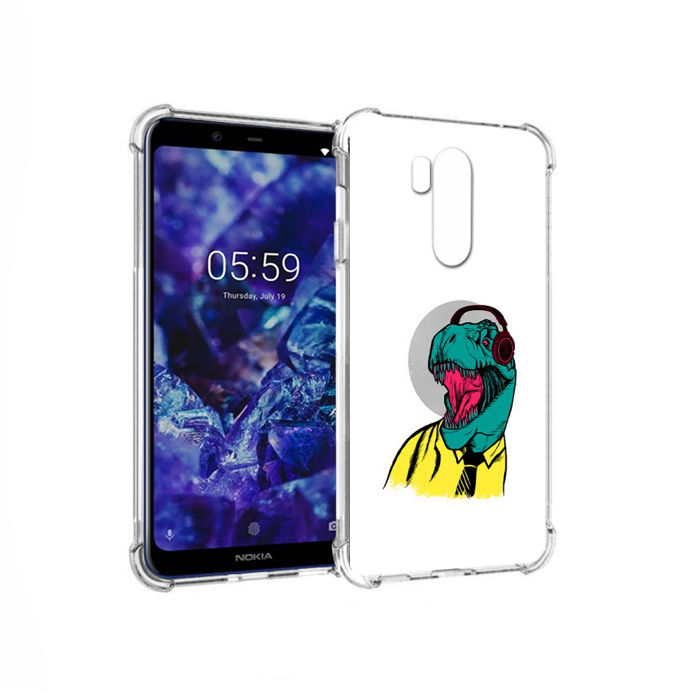 

Чехол MyPads Tocco для Nokia X7 дино (PT123767.122.326), Прозрачный, Tocco