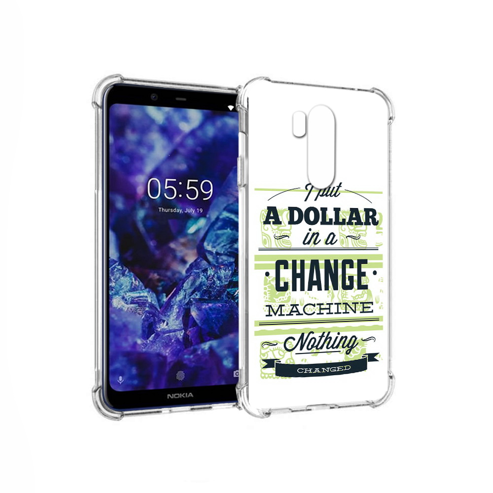 

Чехол MyPads Tocco для Nokia X7 доллар надпись (PT123767.122.336), Прозрачный, Tocco
