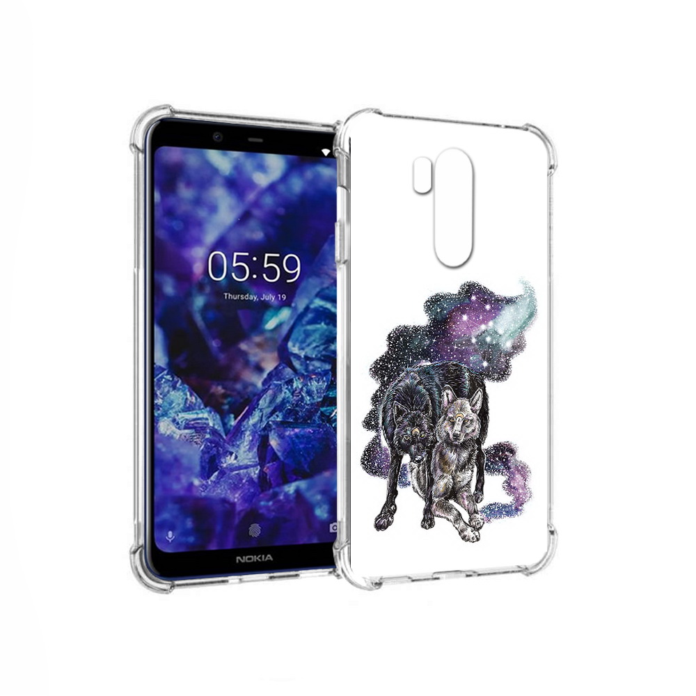 

Чехол MyPads Tocco для Nokia X7 звездные волки (PT123767.122.352), Прозрачный, Tocco
