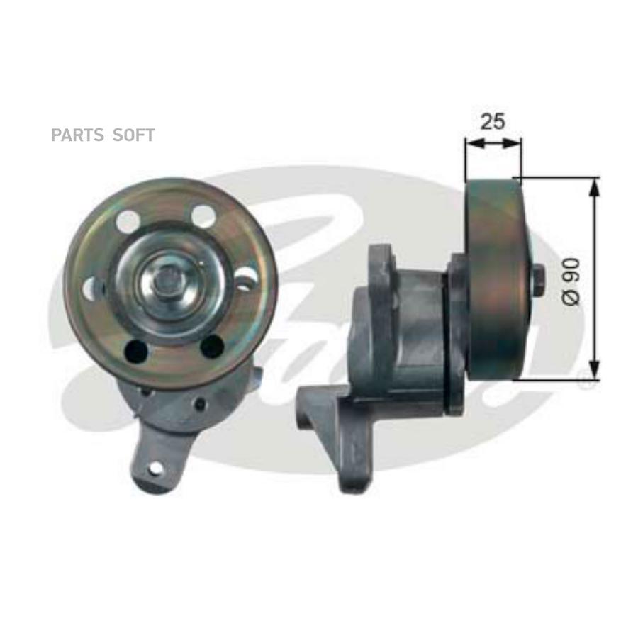 

GATES Ролик обводной GATES T39154