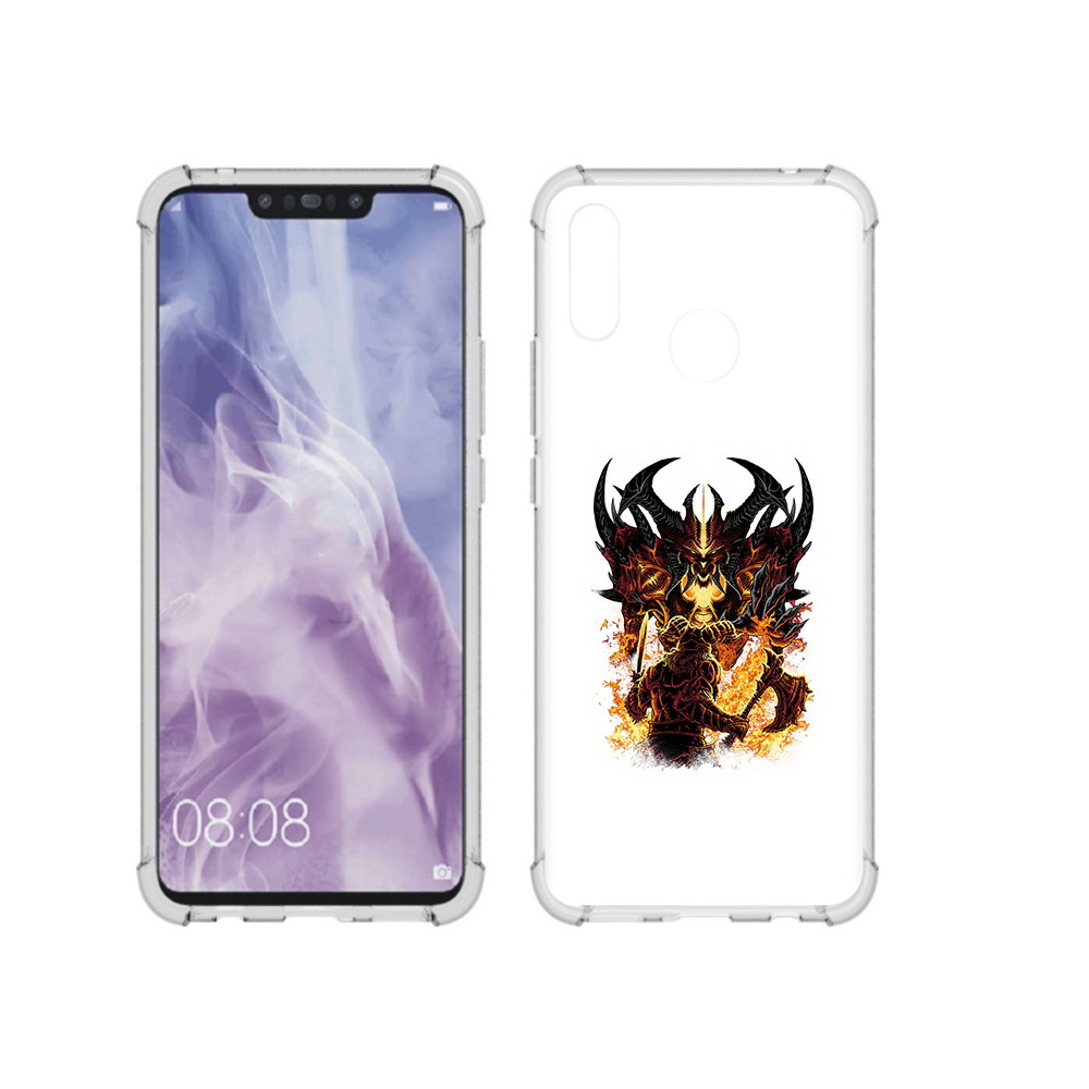 

Чехол MyPads Tocco для Huawei Nova 3i демон shadow fiend (PT227100.63.318), Прозрачный, Tocco