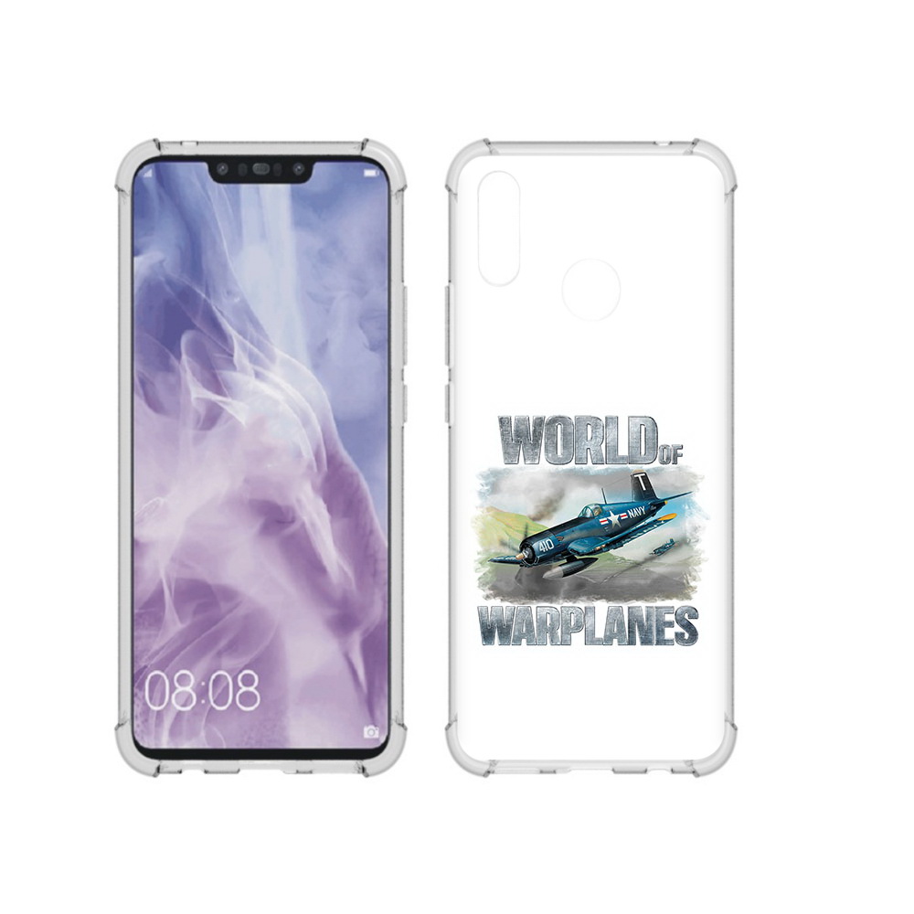 

Чехол MyPads Tocco для Huawei Nova 3i Боевой самолет (PT227100.63.32), Прозрачный, Tocco