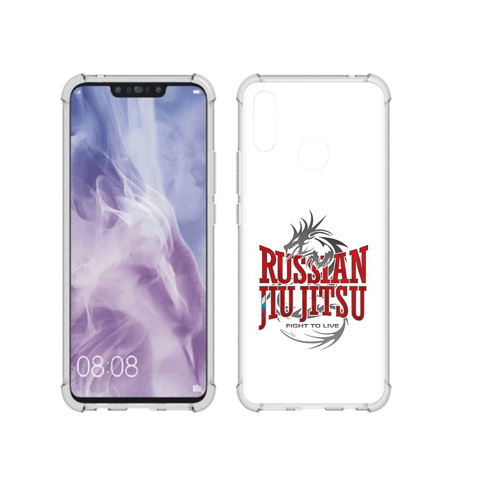 

Чехол MyPads Tocco для Huawei Nova 3i джиу джитсу (PT227100.63.321), Прозрачный, Tocco