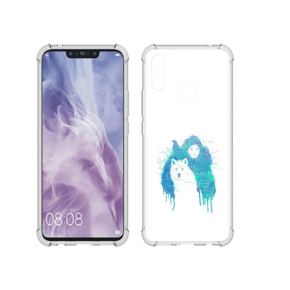 

Чехол MyPads Tocco для Huawei Nova 3i джон сноу (PT227100.63.323), Прозрачный, Tocco