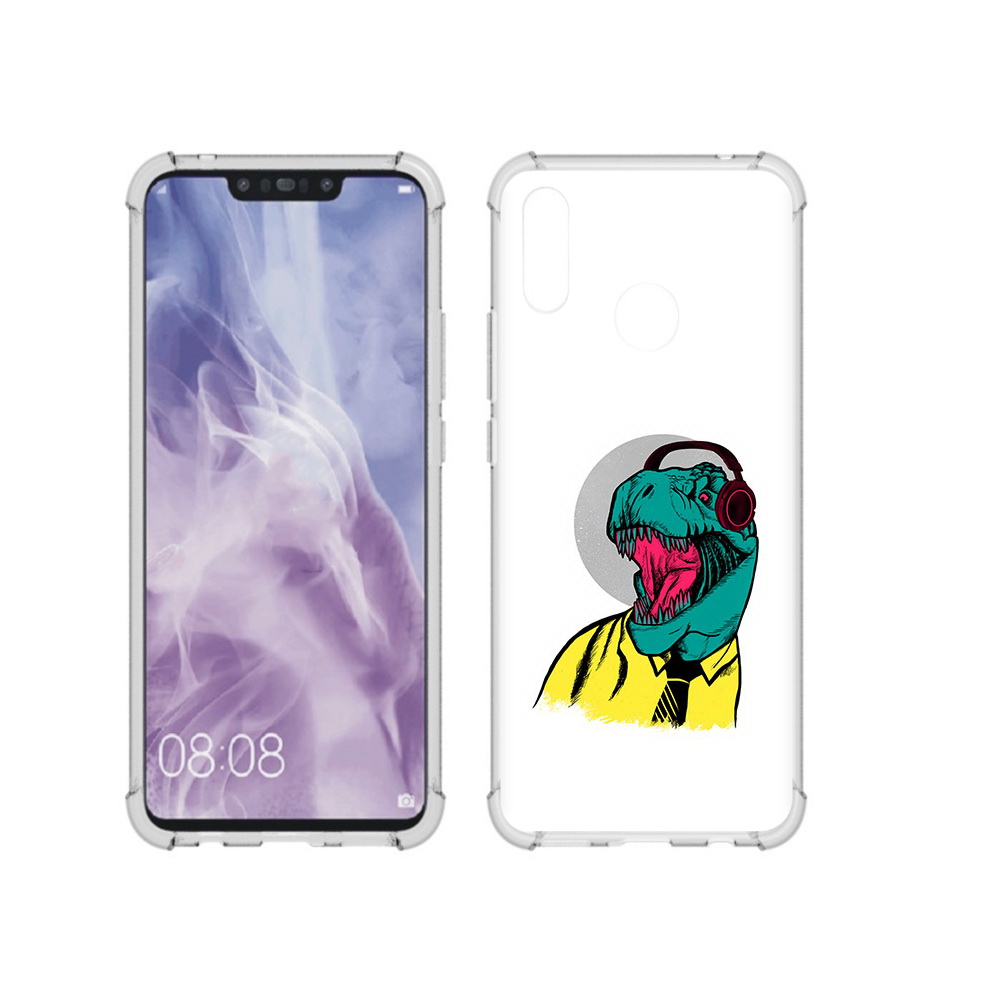 

Чехол MyPads Tocco для Huawei Nova 3i дино (PT227100.63.326), Прозрачный, Tocco