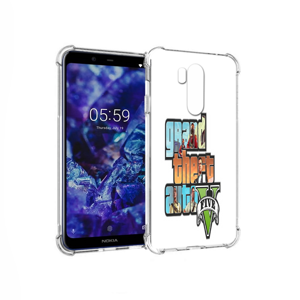 

Чехол MyPads Tocco для Nokia X7 игра гта (PT123767.122.373), Прозрачный, Tocco