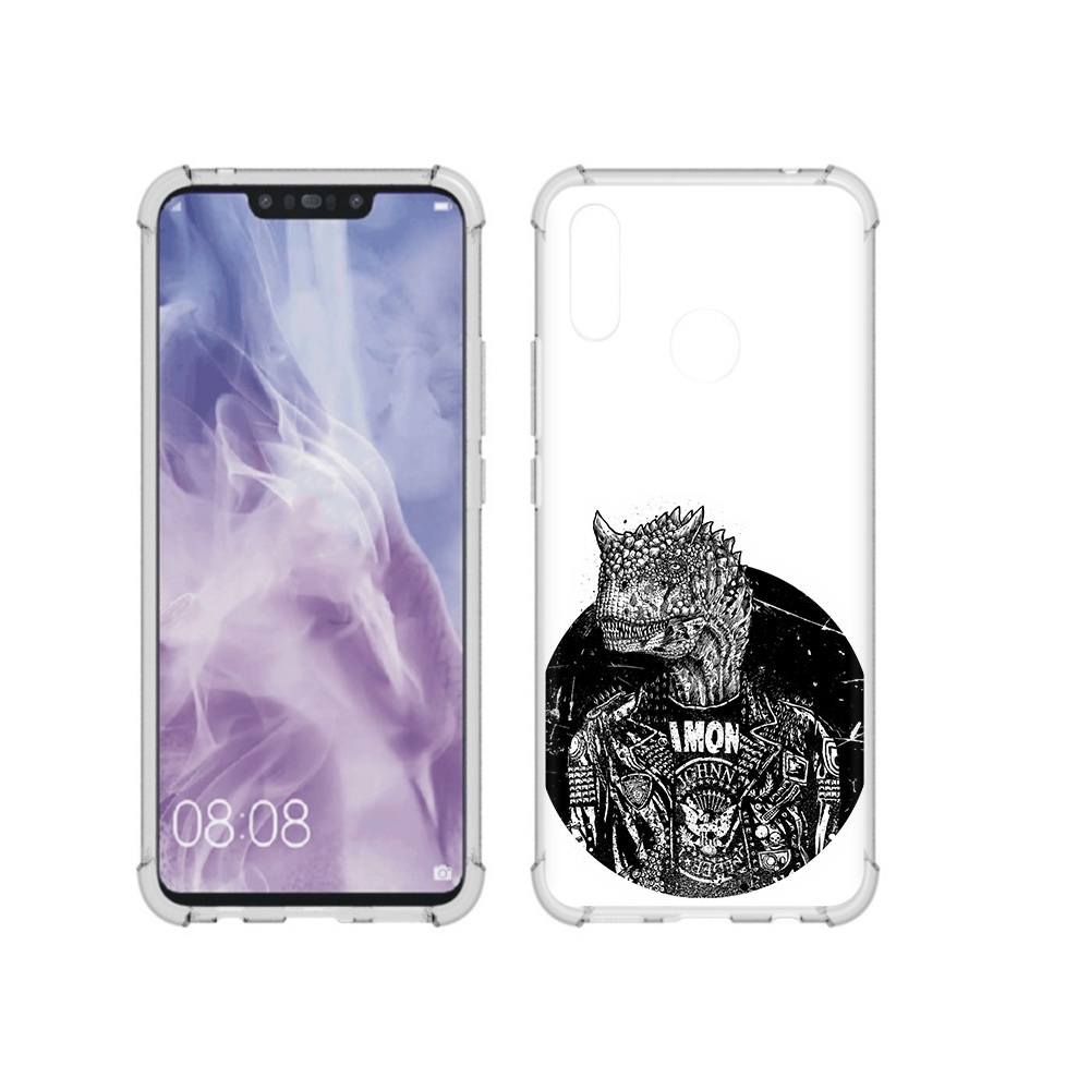 Чехол MyPads Tocco для Huawei Nova 3i динозавр в куртке (PT227100.63.328)