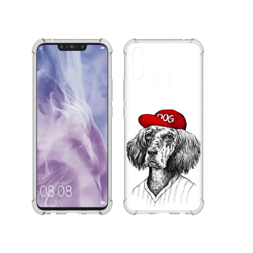

Чехол MyPads Tocco для Huawei Nova 3i дог (PT227100.63.333), Прозрачный, Tocco