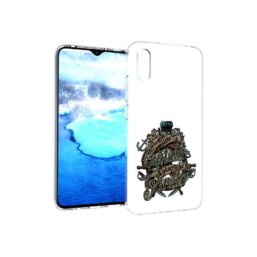 

Чехол MyPads Tocco для Xiaomi Redmi 9A капитан пиратов (PT151022.270.385), Прозрачный, Tocco