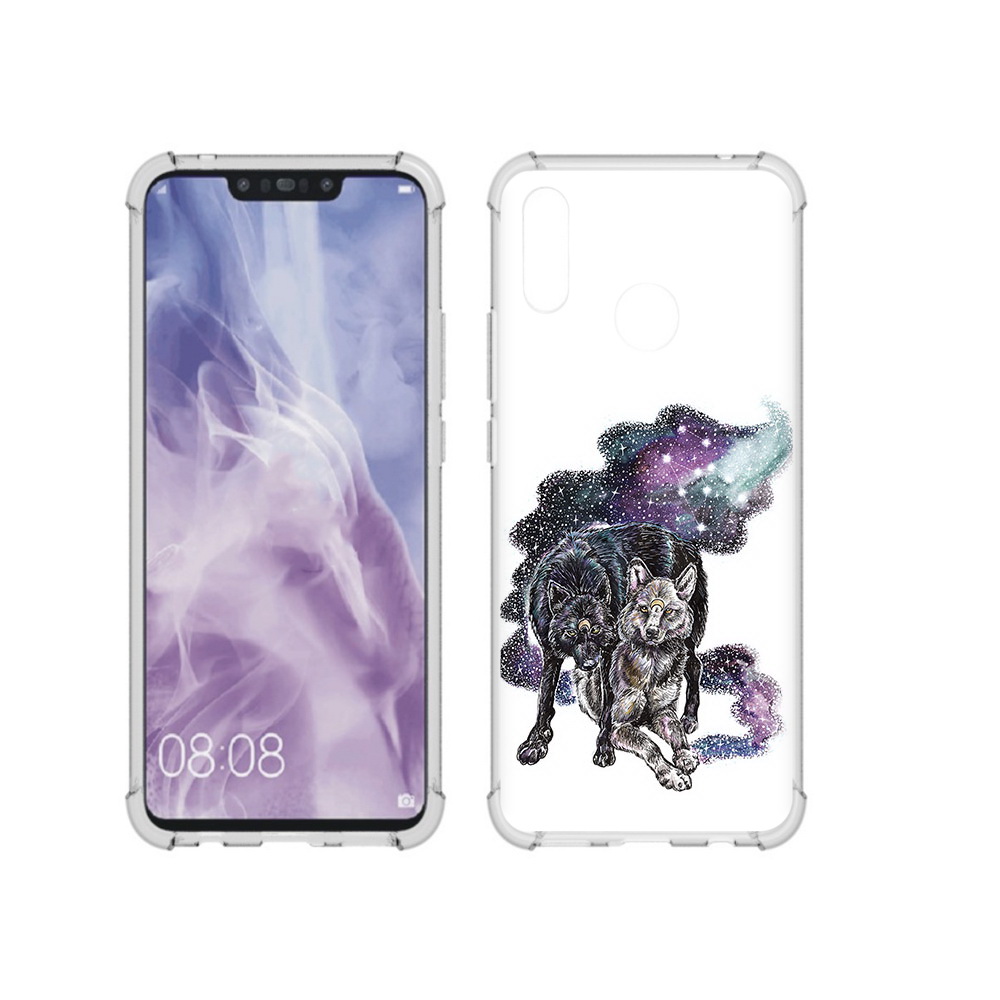 

Чехол MyPads Tocco для Huawei Nova 3i звездные волки (PT227100.63.352), Прозрачный, Tocco