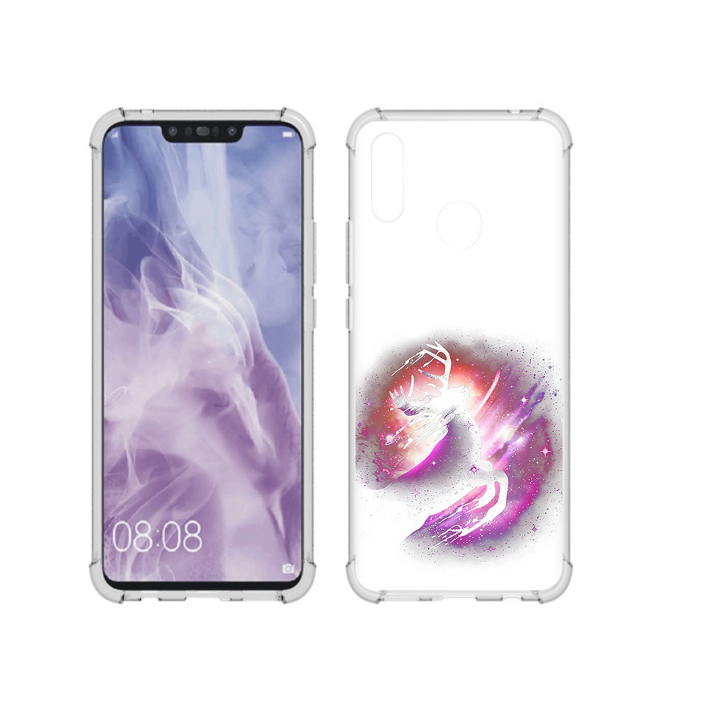 

Чехол MyPads Tocco для Huawei Nova 3i звездный олень (PT227100.63.354), Прозрачный, Tocco
