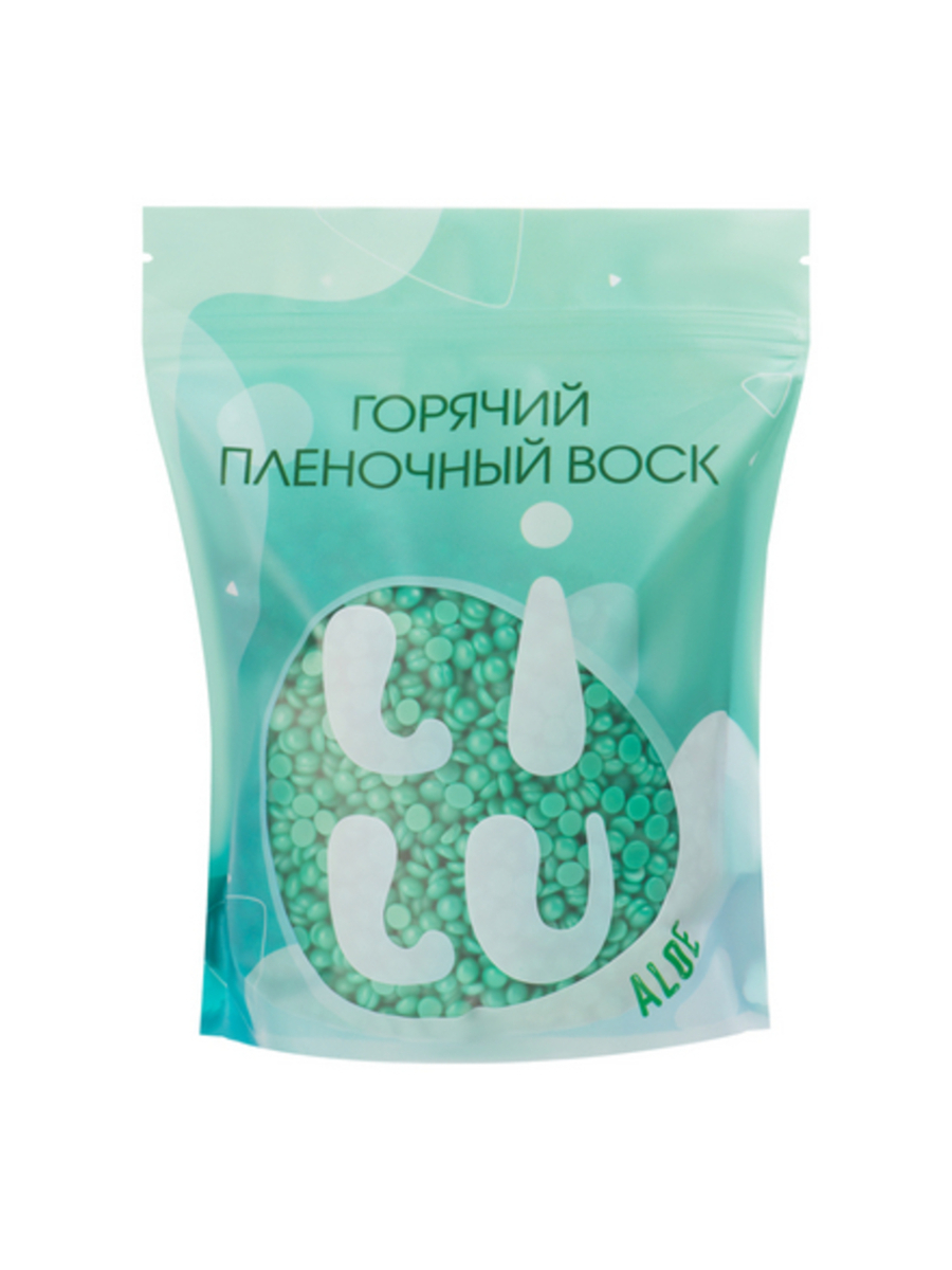 

Горячий пленочный воск LILU в гранулах Aloe 700 г, Зеленый
