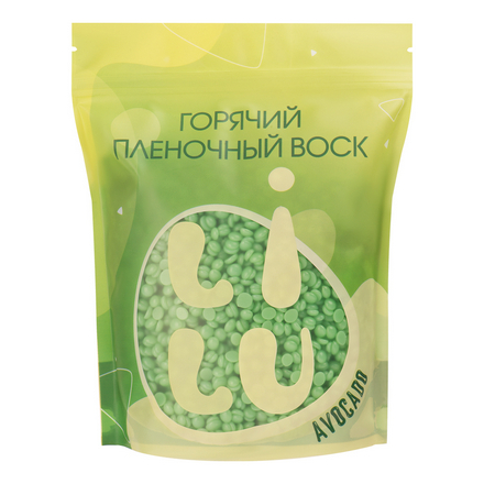 Горячий пленочный воск LILU в гранулах Avocado 700 г пленочный воск lilu chocolate для свч 100 г