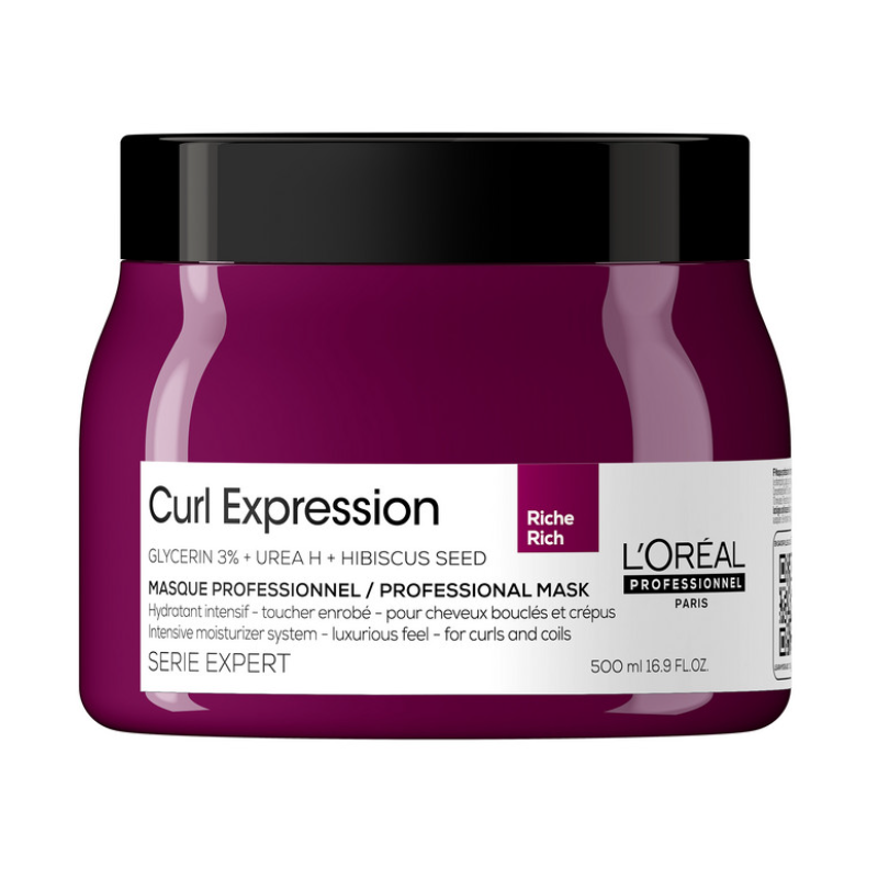 Маска L'Oreal Professionnel интенсивно увлажняющая Serie Expert Curl Expression Rich 500г мгновенно успокаивающая увлажняющая крем маска sos mask 5500p 100 мл