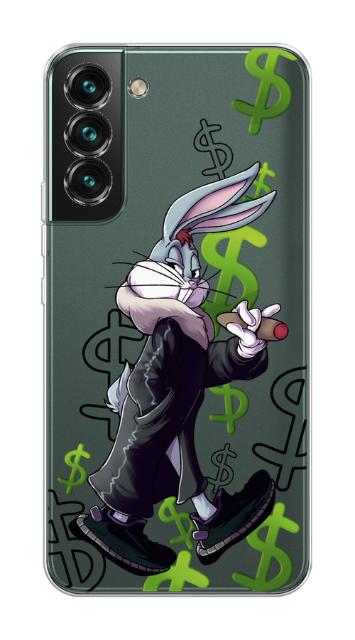 

Чехол на Samsung Galaxy S22 "Rich Bugs Bunny", Зеленый;черный;голубой, 2103850-6