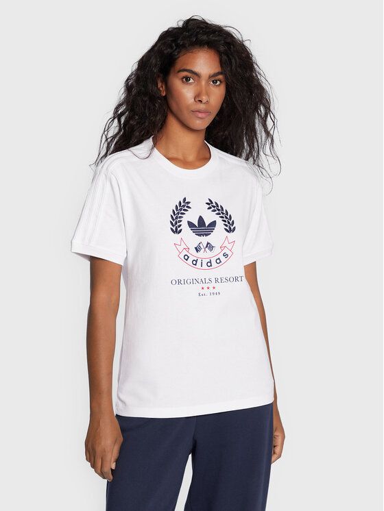 

Футболка женская Adidas 0000209999082 белая 34 EU (доставка из-за рубежа), Белый, 0000209999082