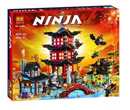 фото Конструктор ninjago «храм аэроджитцу» 89009/10427 / 06022 lari (bela)