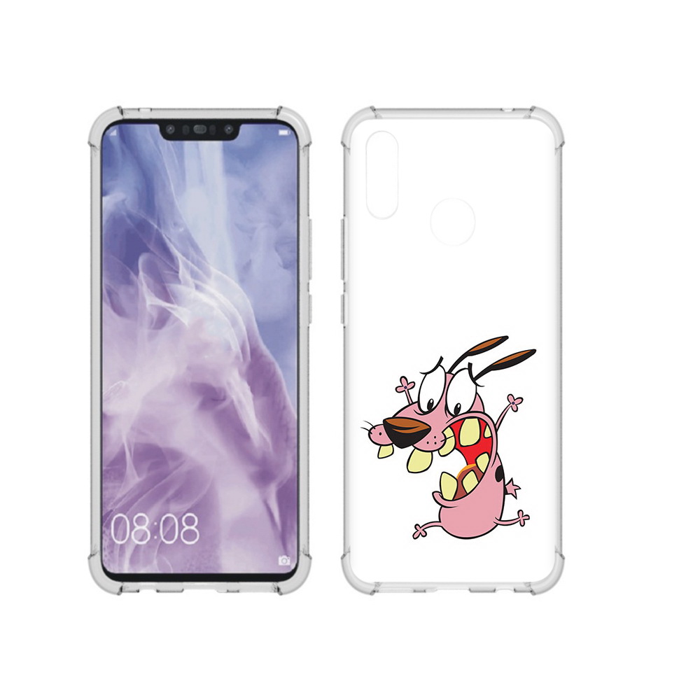 

Чехол MyPads Tocco для Huawei Nova 3i зубастый бобик (PT227100.63.371), Прозрачный, Tocco