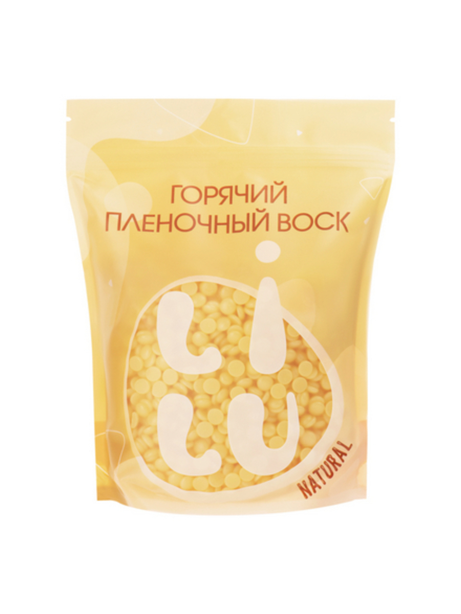 

Горячий пленочный воск LILU в гранулах Natural 700 г, Желтый