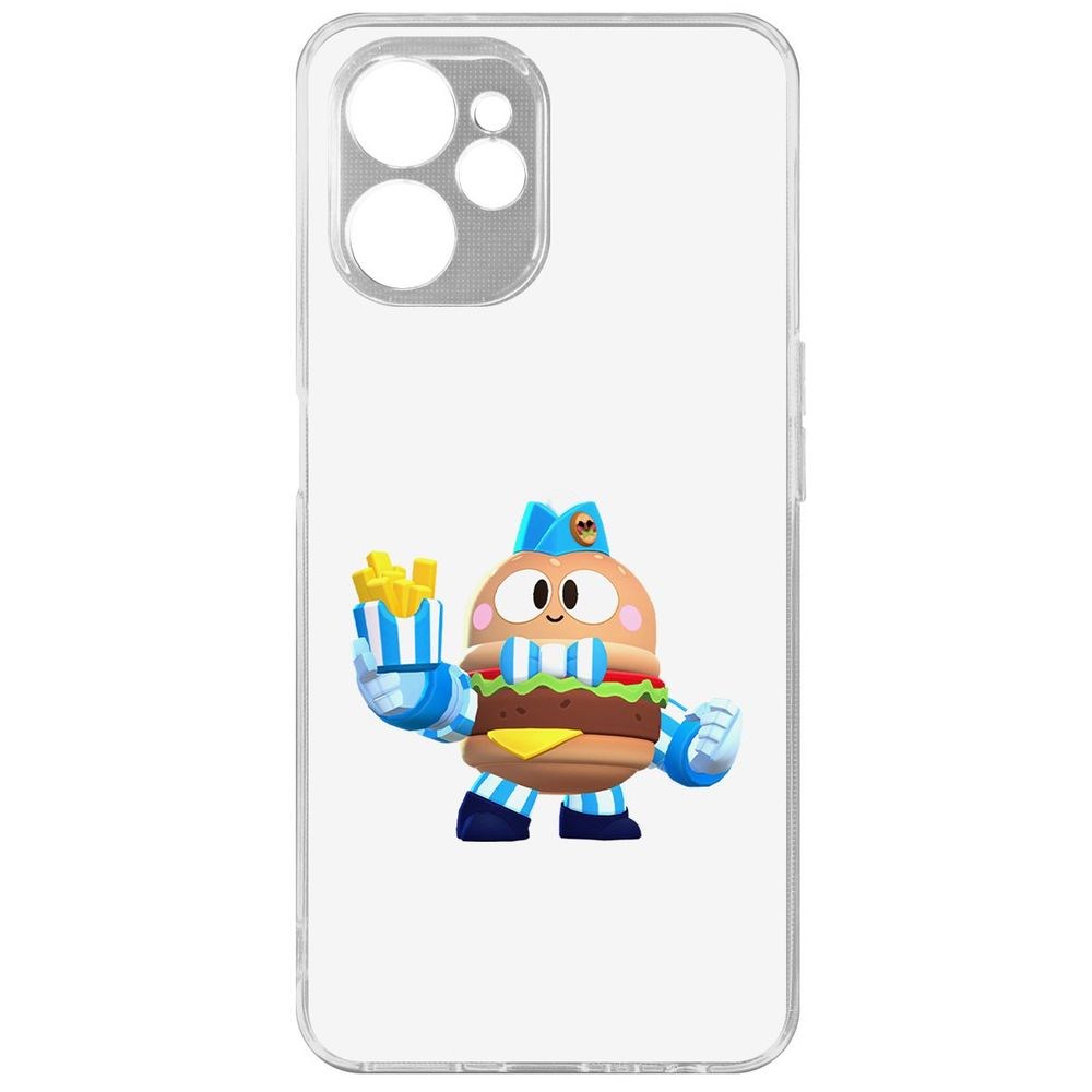 

Чехол-накладка Brawl Stars-Бургер Лу для Realme 9i 5G