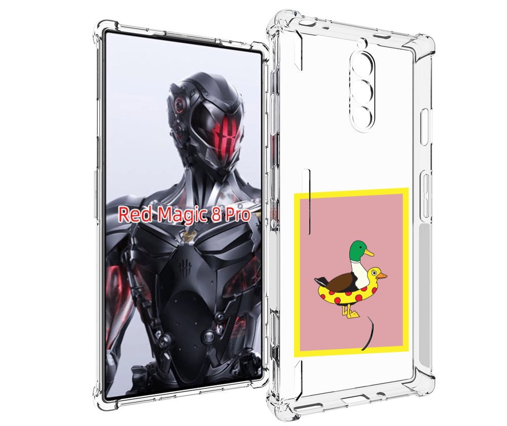 

Чехол MyPads утка в круге надувном для ZTE Nubia Red Magic 8 Pro / Red Magic 8 Pro Plus, Tocco