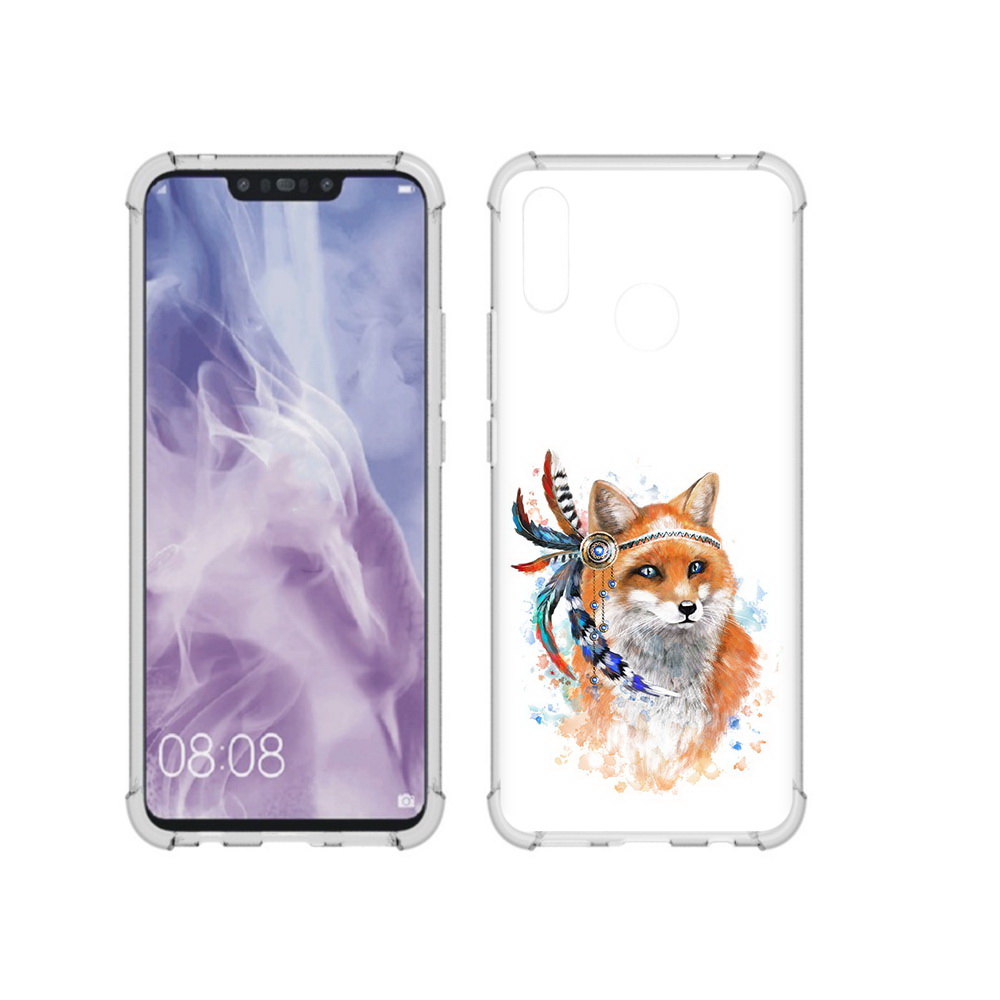 

Чехол MyPads Tocco для Huawei Nova 3i инду лиса (PT227100.63.377), Прозрачный, Tocco