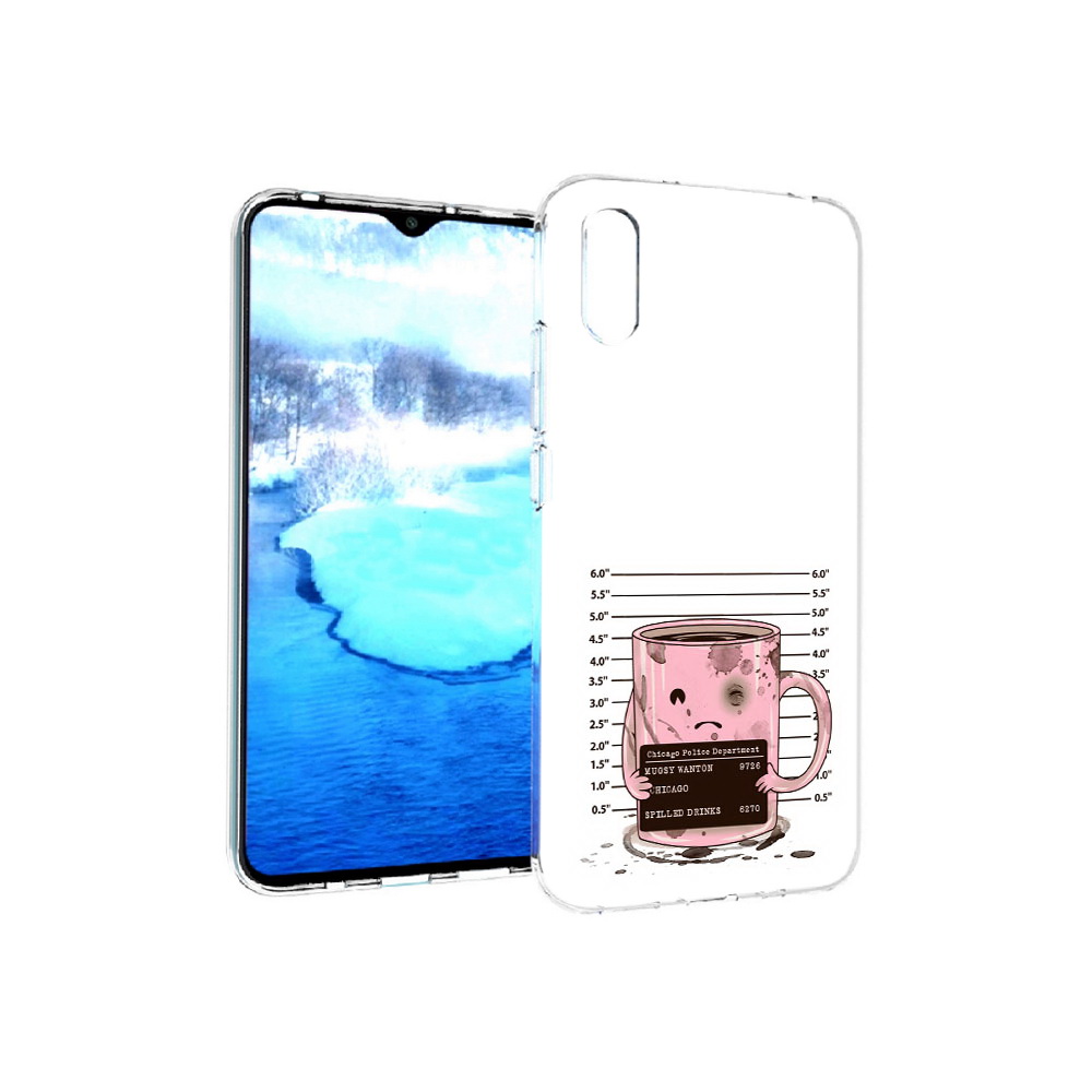 

Чехол MyPads Tocco для Xiaomi Redmi 9A кружка (PT151022.270.420), Прозрачный, Tocco