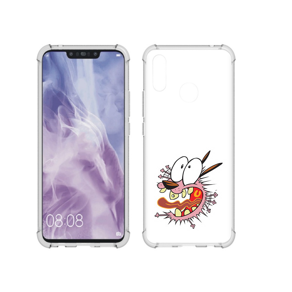 Чехол MyPads Tocco для Huawei Nova 3i испуганный бобик (PT227100.63.381)