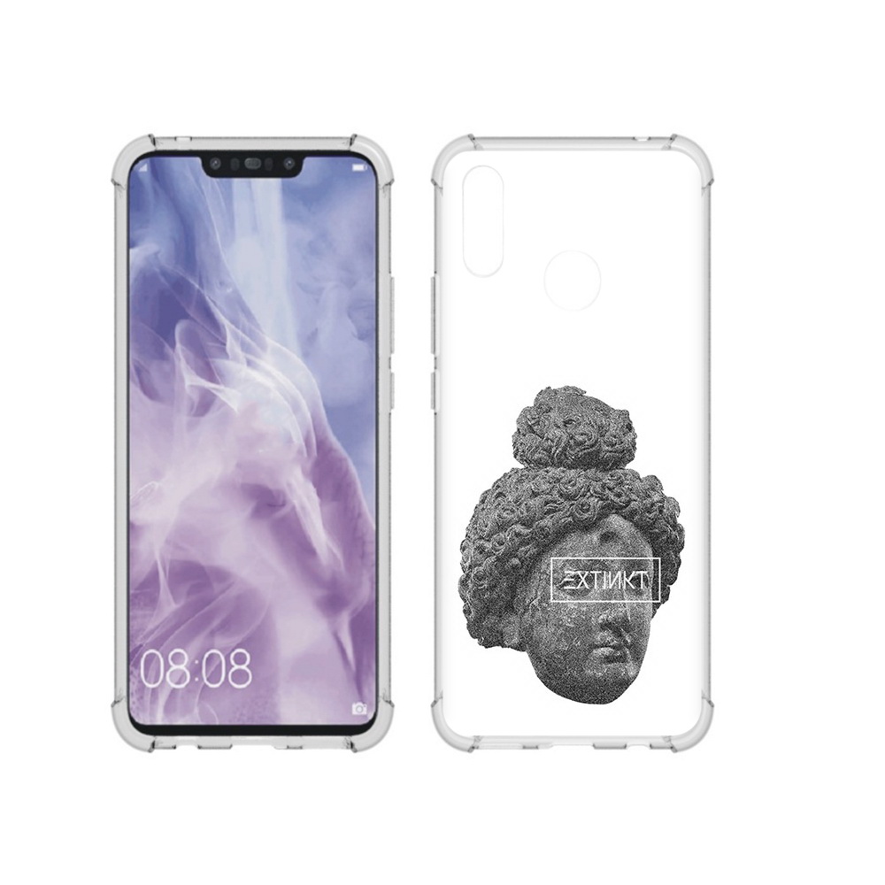 

Чехол MyPads Tocco для Huawei Nova 3i каменное лицо девушки (PT227100.63.383), Прозрачный, Tocco