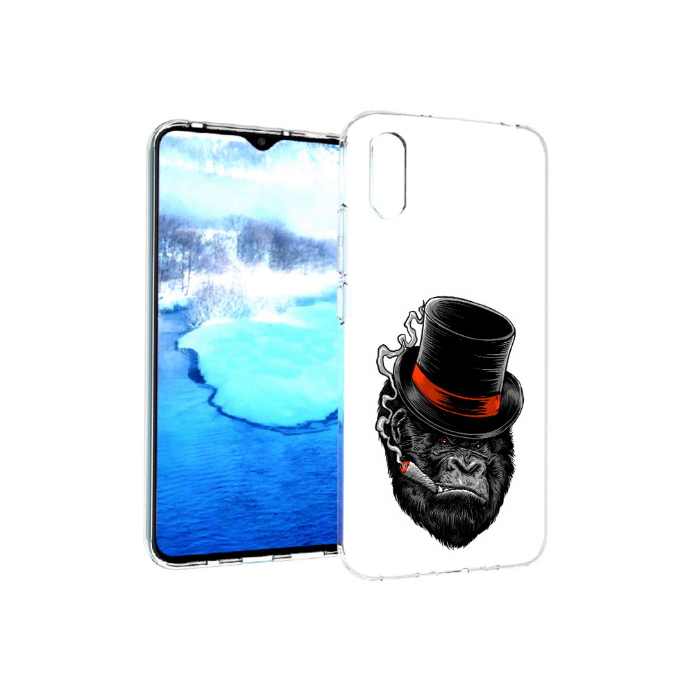 

Чехол MyPads Tocco для Xiaomi Redmi 9A дизайнерская горилла (PT151022.270.431), Прозрачный, Tocco