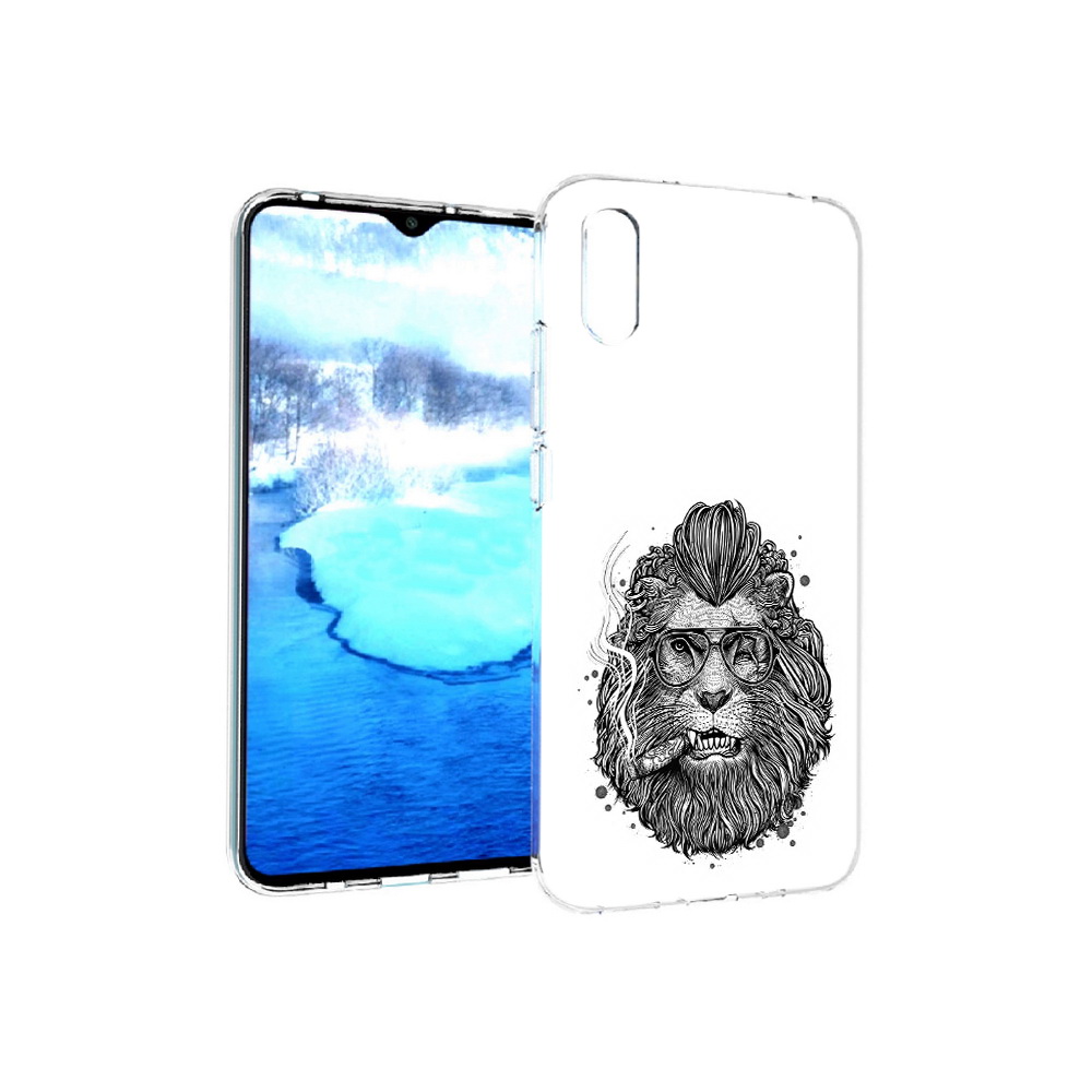 

Чехол MyPads Tocco для Xiaomi Redmi 9A курящий лев (PT151022.270.432), Прозрачный, Tocco