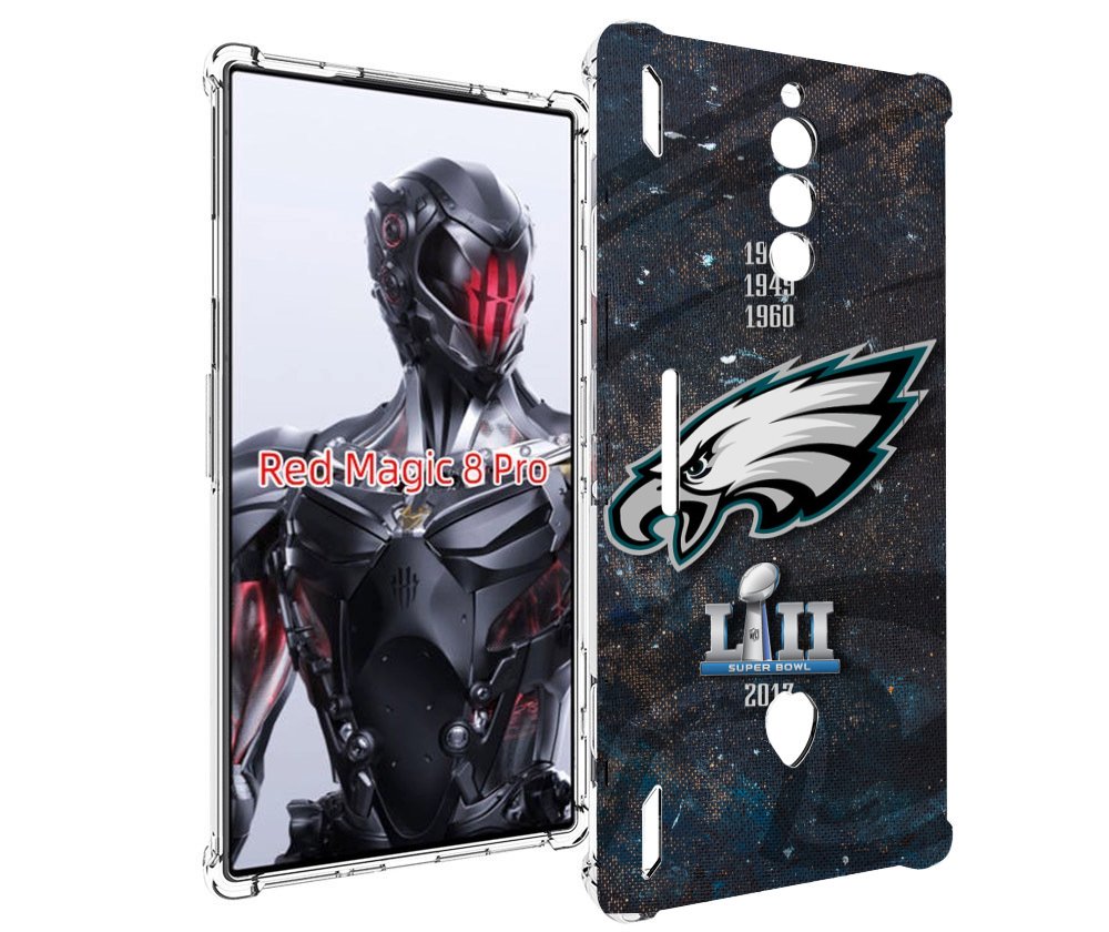 

Чехол MyPads филадельвия иглс регби мужской для ZTE Nubia Red Magic 8 Pro / Red Magic 8..., Tocco