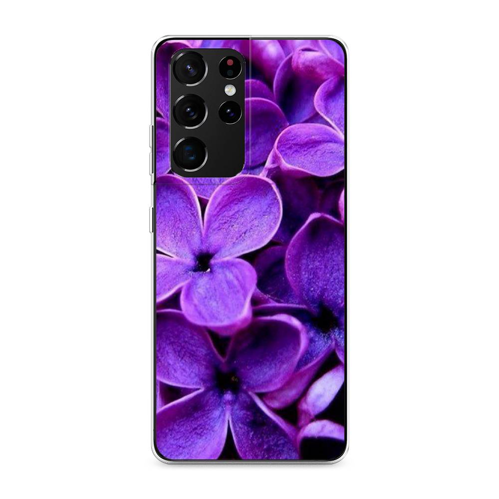 

Чехол Awog на Samsung Galaxy S21 Ultra / Самсунг S21 Ultra "Сирень крупная", 2102250-8