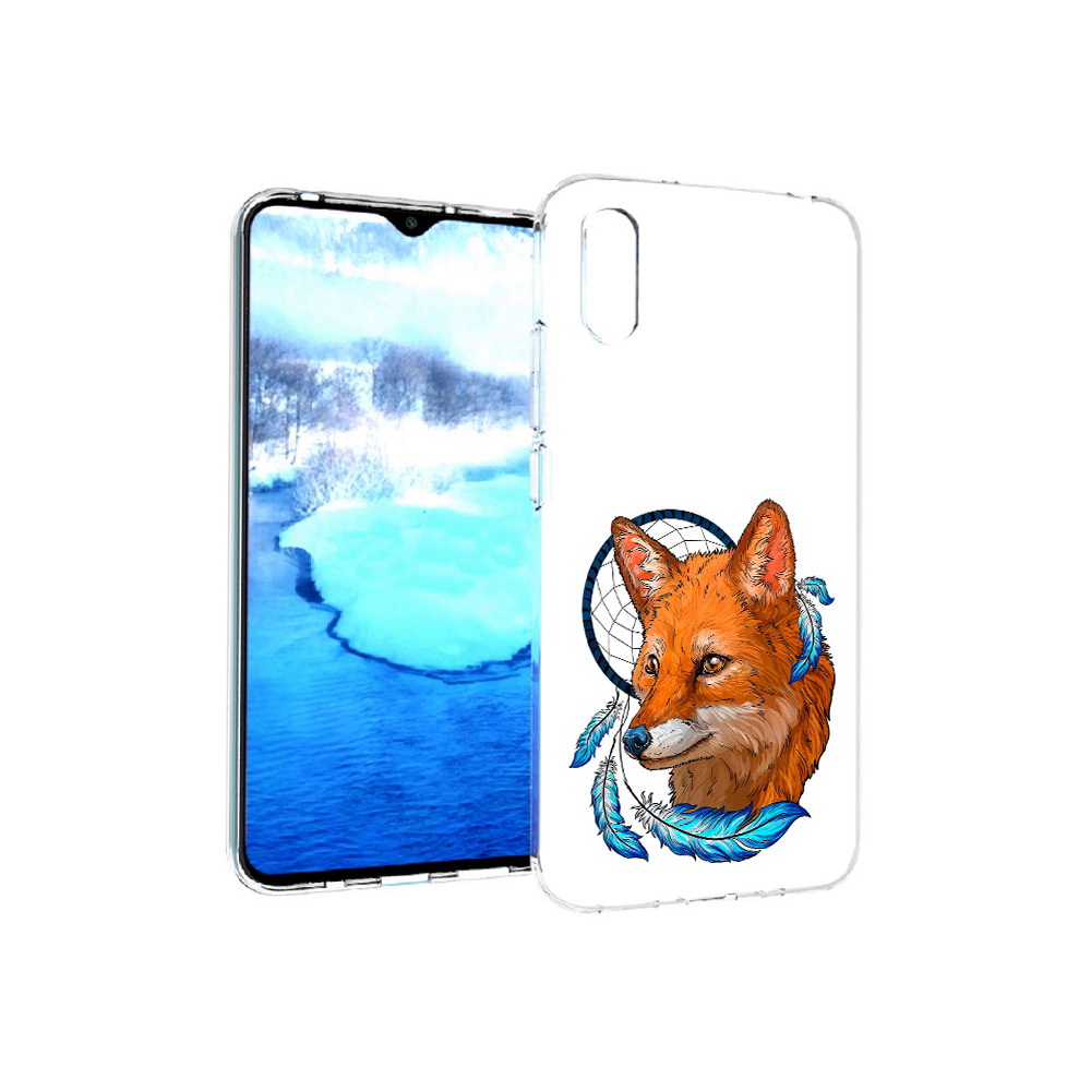 

Чехол MyPads Tocco для Xiaomi Redmi 9A лиса и ловец снов (PT151022.270.438), Прозрачный, Tocco