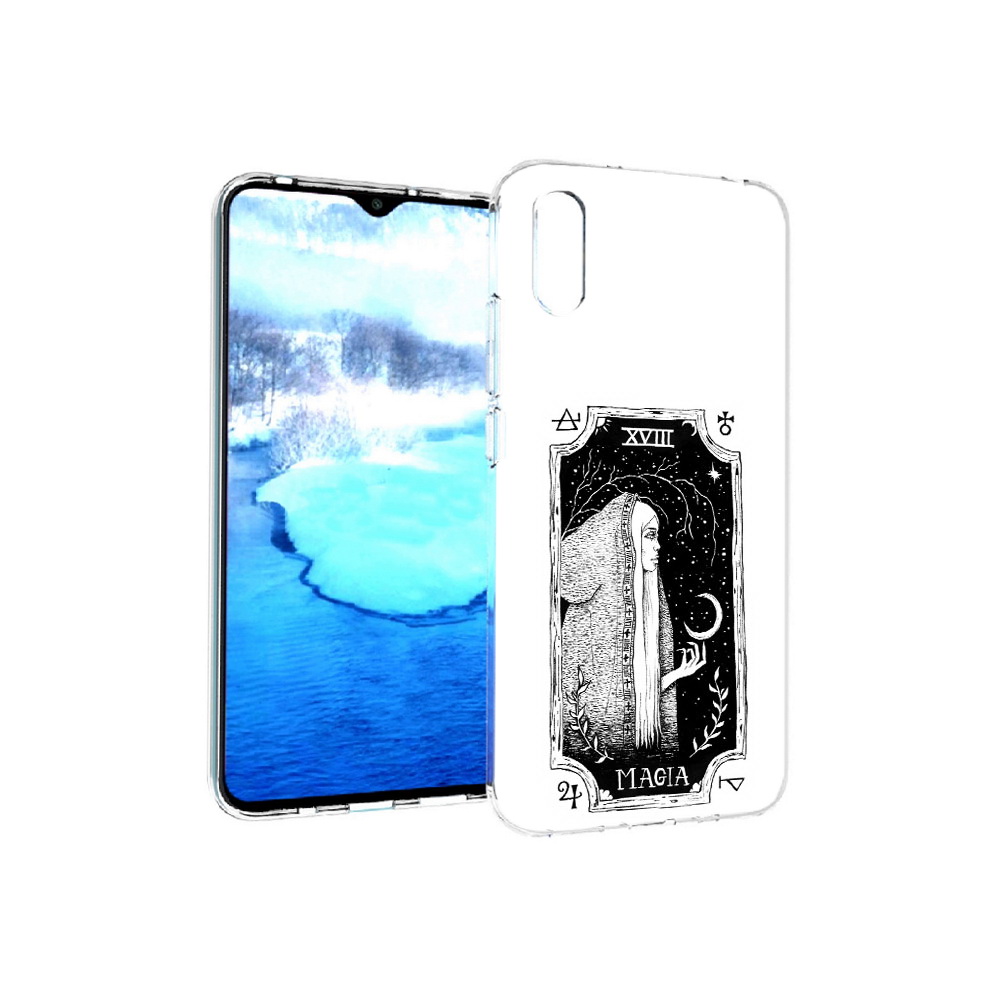 

Чехол MyPads Tocco для Xiaomi Redmi 9A лунная магия (PT151022.270.447), Прозрачный, Tocco