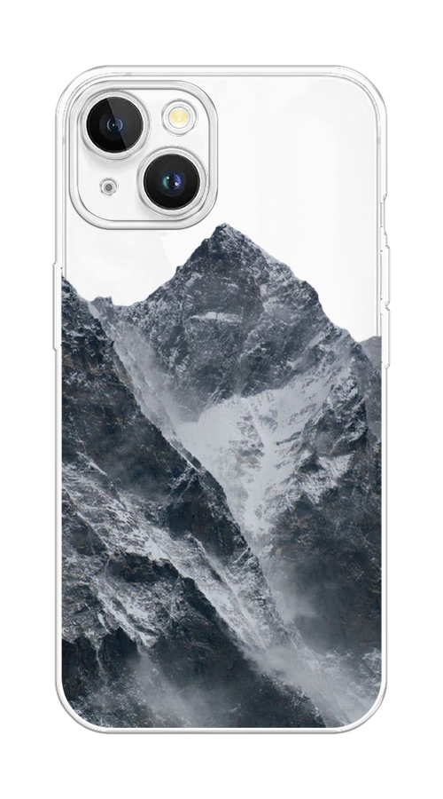 

Чехол на Apple iPhone 15 Plus "Горы арт 4", Серый;бежевый, 15650-1