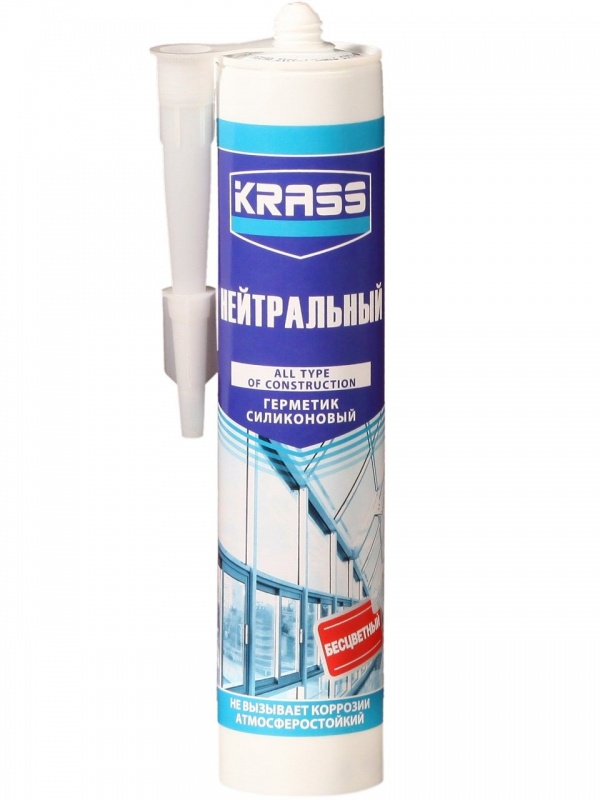 Герметик KRASS силиконовый нейтральный бесный 300мл