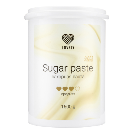 

Сахарная паста для депиляции Lovely средняя 1,6 кг