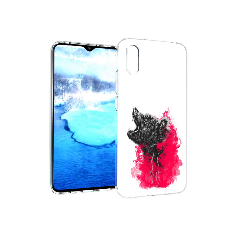 

Чехол MyPads Tocco для Xiaomi Redmi 9A медведь в дымке (PT151022.270.463), Прозрачный, Tocco