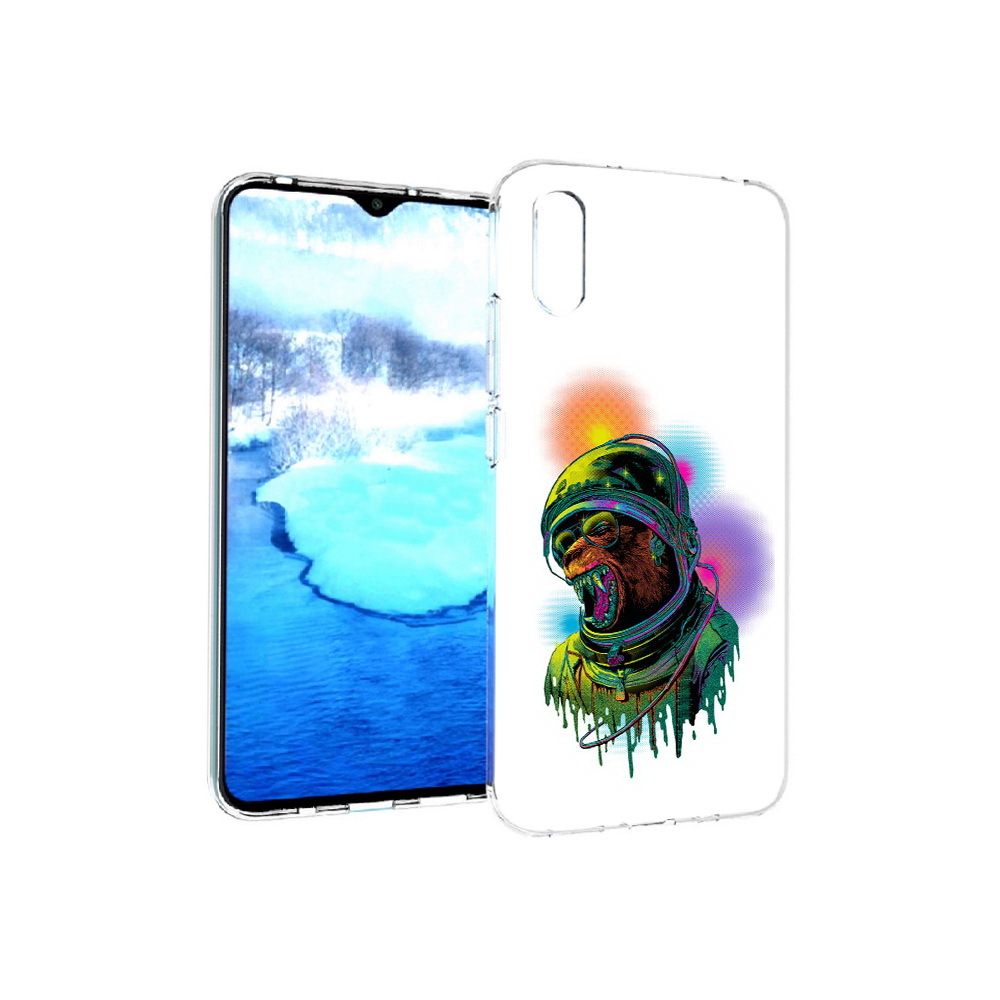 

Чехол MyPads Tocco для Xiaomi Redmi 9A медведь космонавт (PT151022.270.466), Прозрачный, Tocco