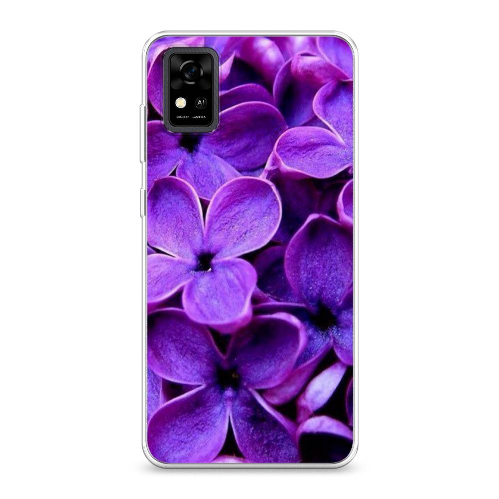 

Чехол Awog на ZTE Blade A31 / ЗТЕ Блэйд A31 "Сирень крупная", 134650-8