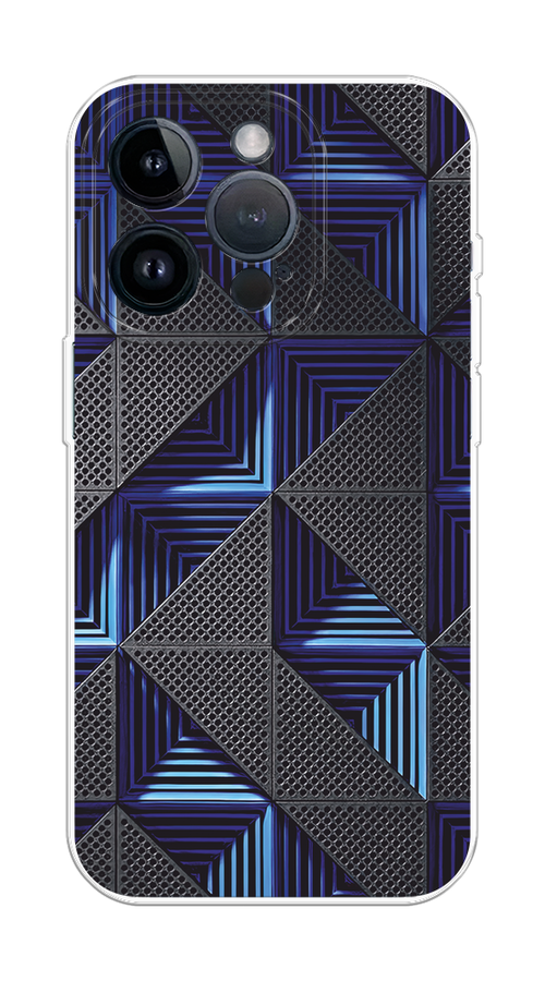 

Чехол на Apple iPhone 15 Pro "IBM", Серый;синий, 15750-1