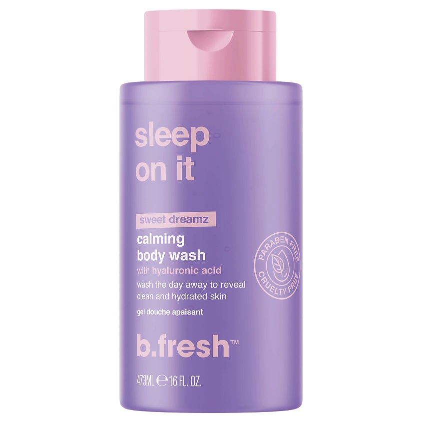 Гель для душа B.Fresh Sleep on it женский увлажняющий успокаивающий 473 мл cool breeze дезодорант спрей женский fresh 200 0