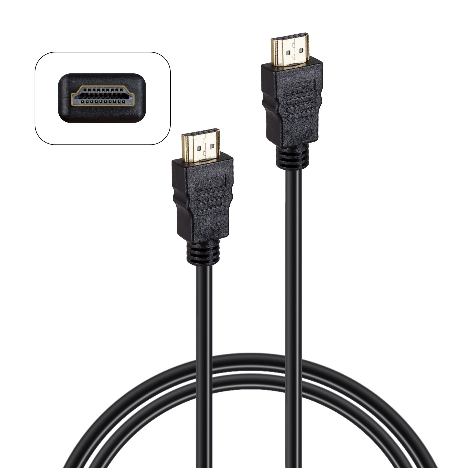 Кабель KS-IS HDMI - HDMI Ver. 1.4, 5 м, High Speed, 4K, HDR, 3D