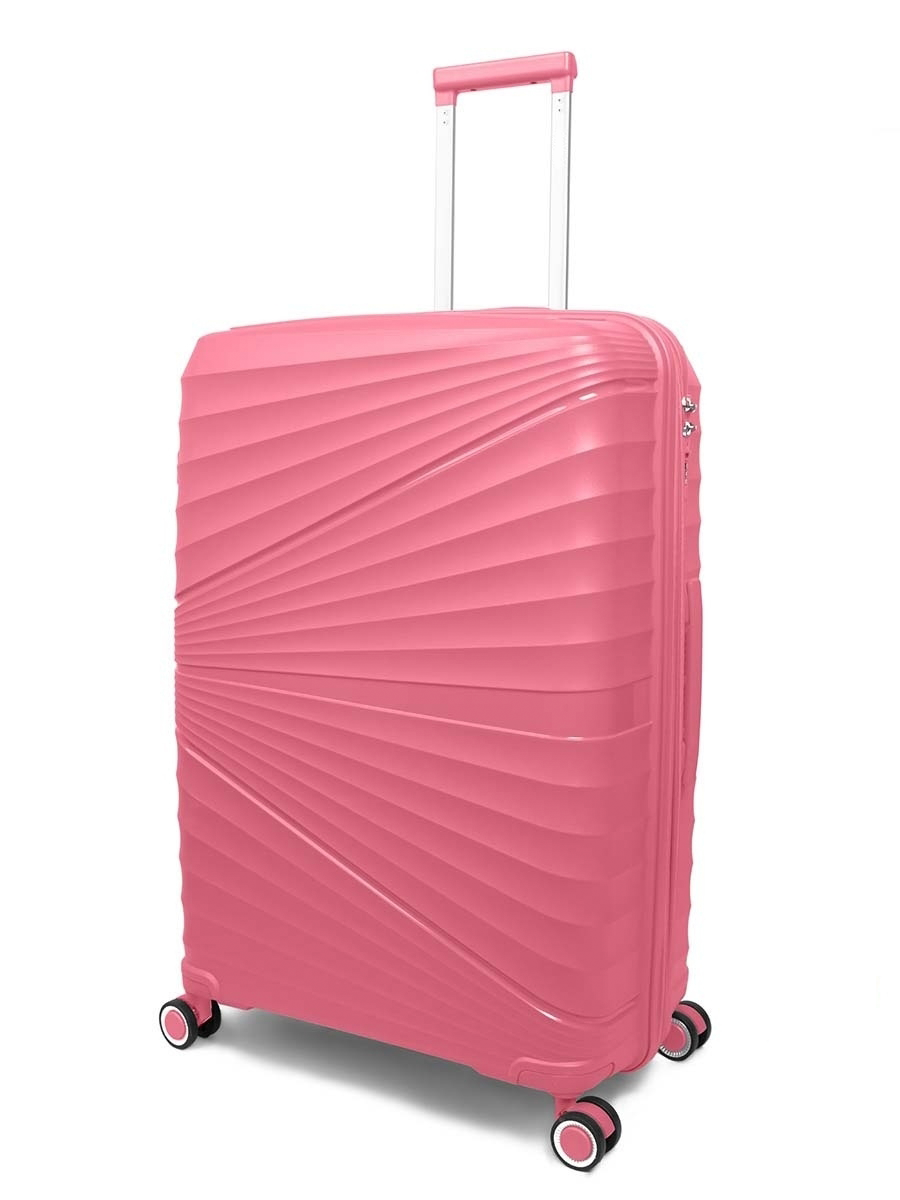 Чемодан женский TEVIN polypropylene2 розовый S