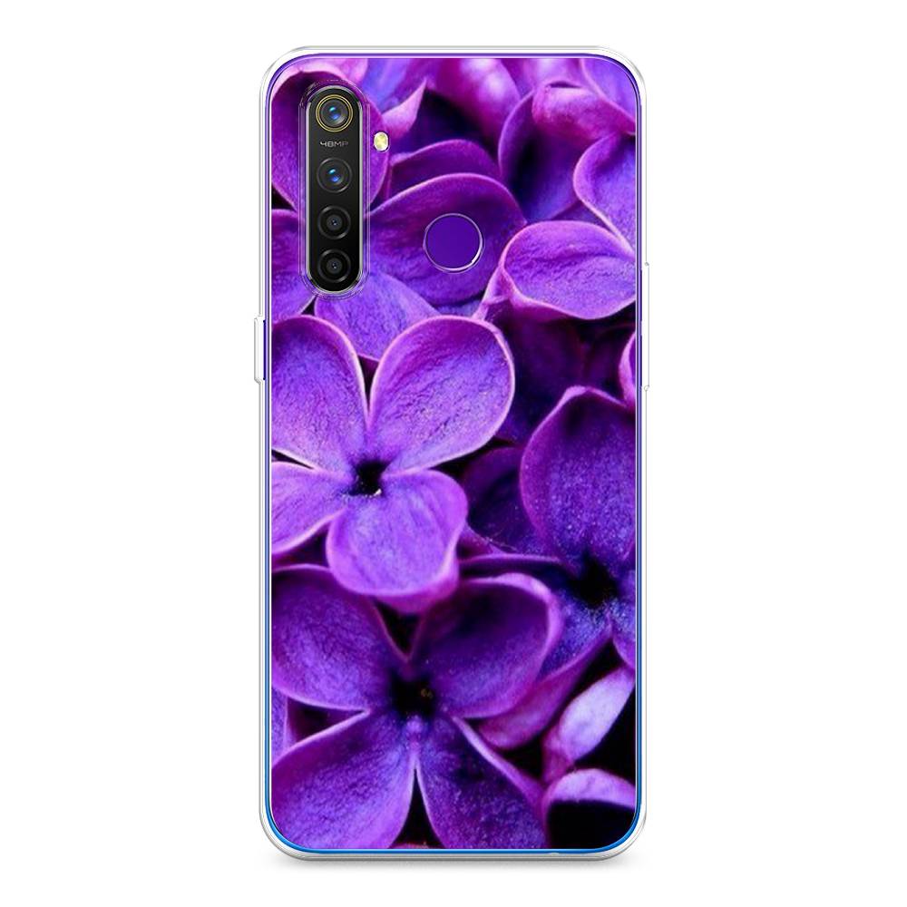 

Чехол Awog "Сирень крупная" для Realme 5 Pro, 251650-8