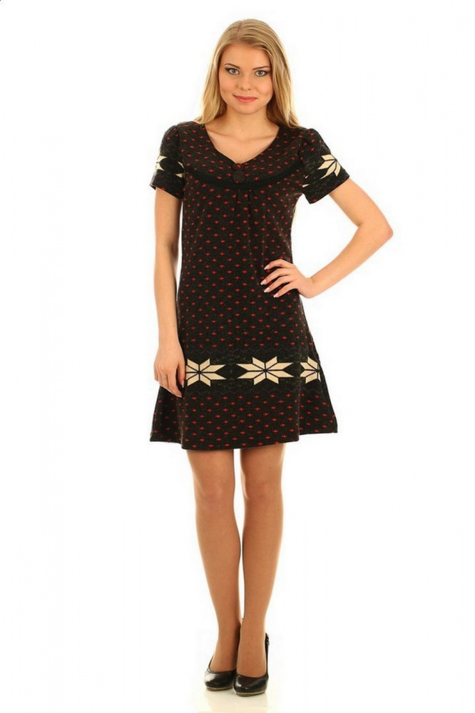 

Платье женское QUEEN FASHION 1006 черное L, 1006