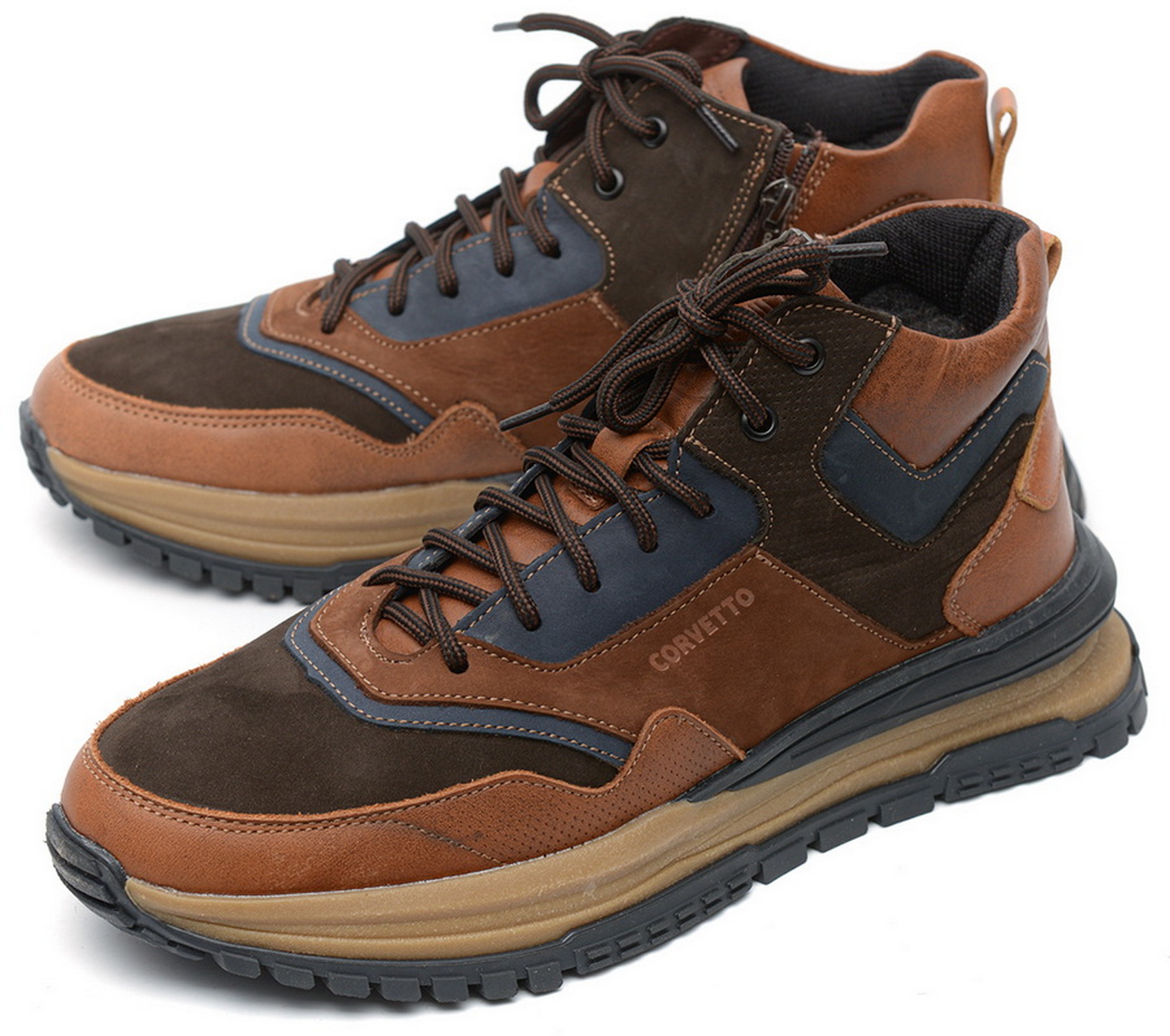Кроссовки мужские CORVETTO 10387 коричневые 43 EU