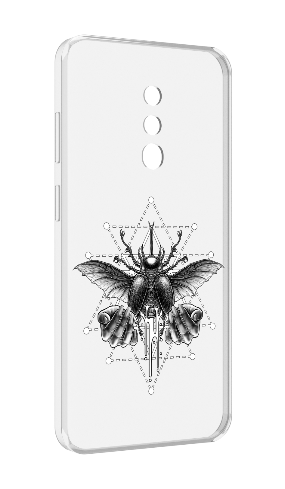

Чехол MyPads скарабей для Blackview BV5200, Прозрачный, Tocco