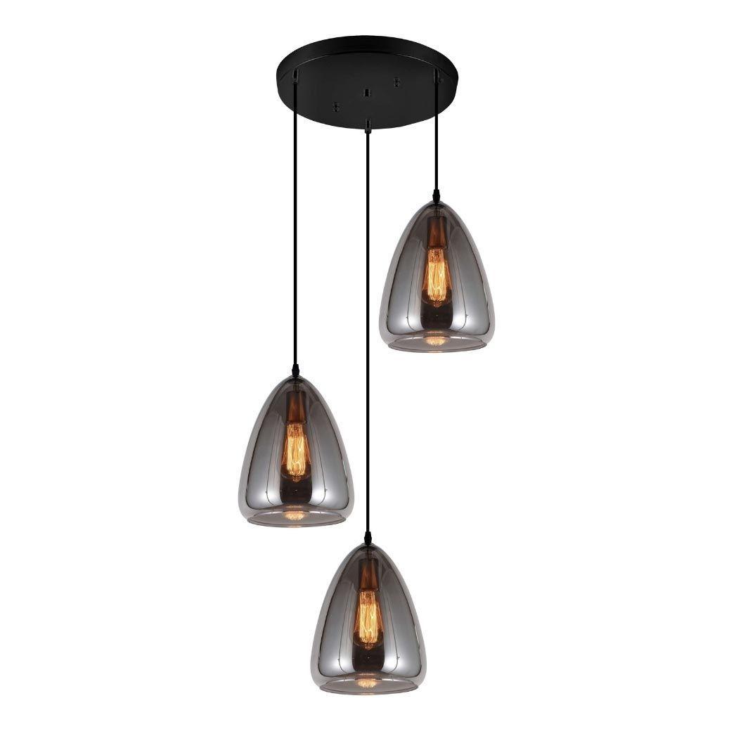 фото Подвесная люстра lumina deco braga ldp 6841-3 gy